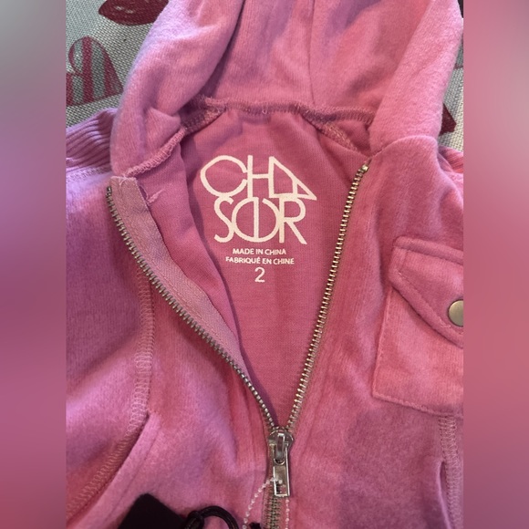 Chaser Kids Pink Lady Jacket Girls Jackets size 2 - Picture 3 of 8